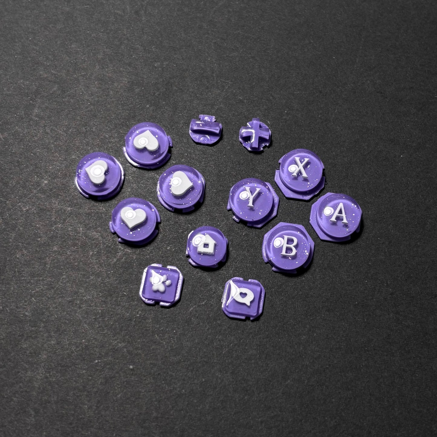 Purple Stardust Buttons for Switch 2