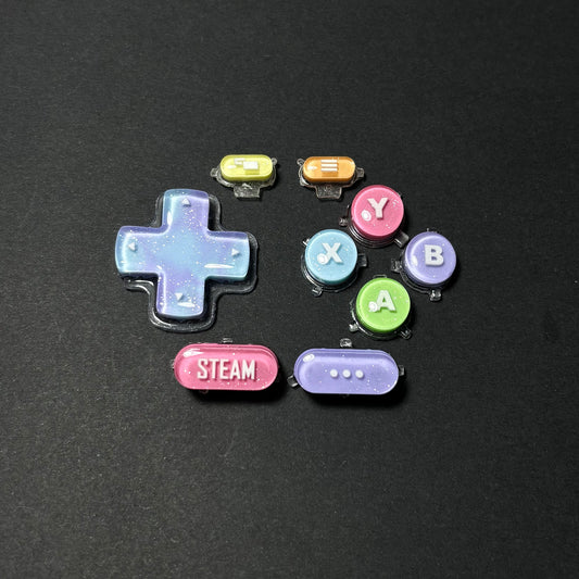 Rainbow Pearl Shimmer Custom Button for Steam Deck
