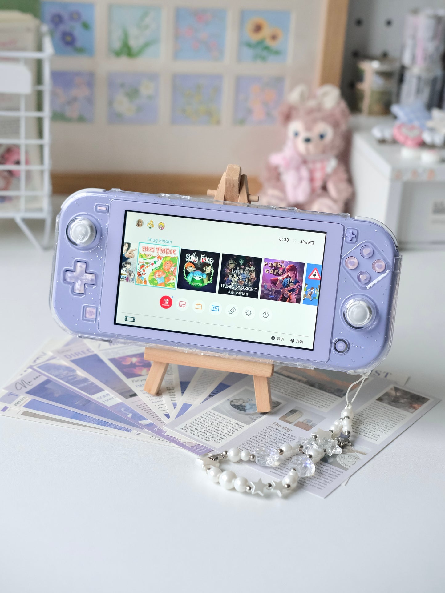 Lavender Dream Custom Nintendo Switch Lite