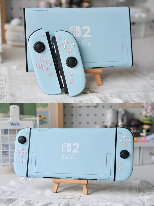 Custom Switch 2 Joy-Con  | Matte Blue | Handmade Shell & Buttons