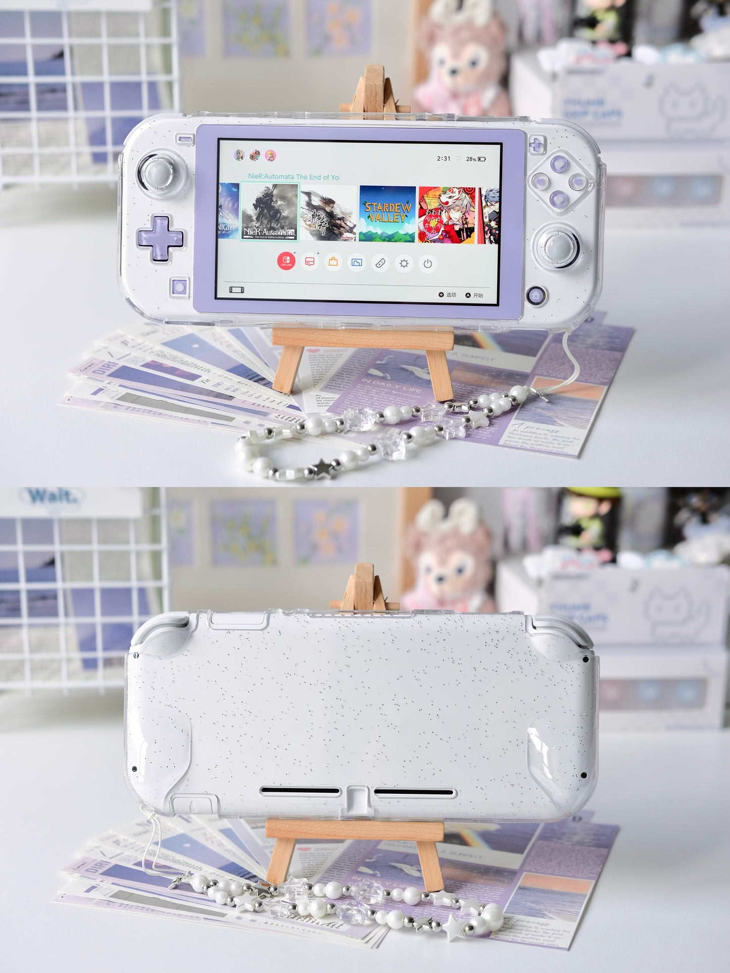 Grape Milkshake Custom Nintendo Switch Lite