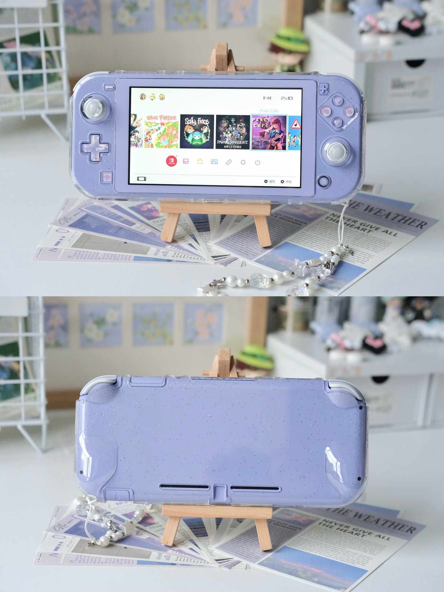 Lavender Dream Custom Nintendo Switch Lite