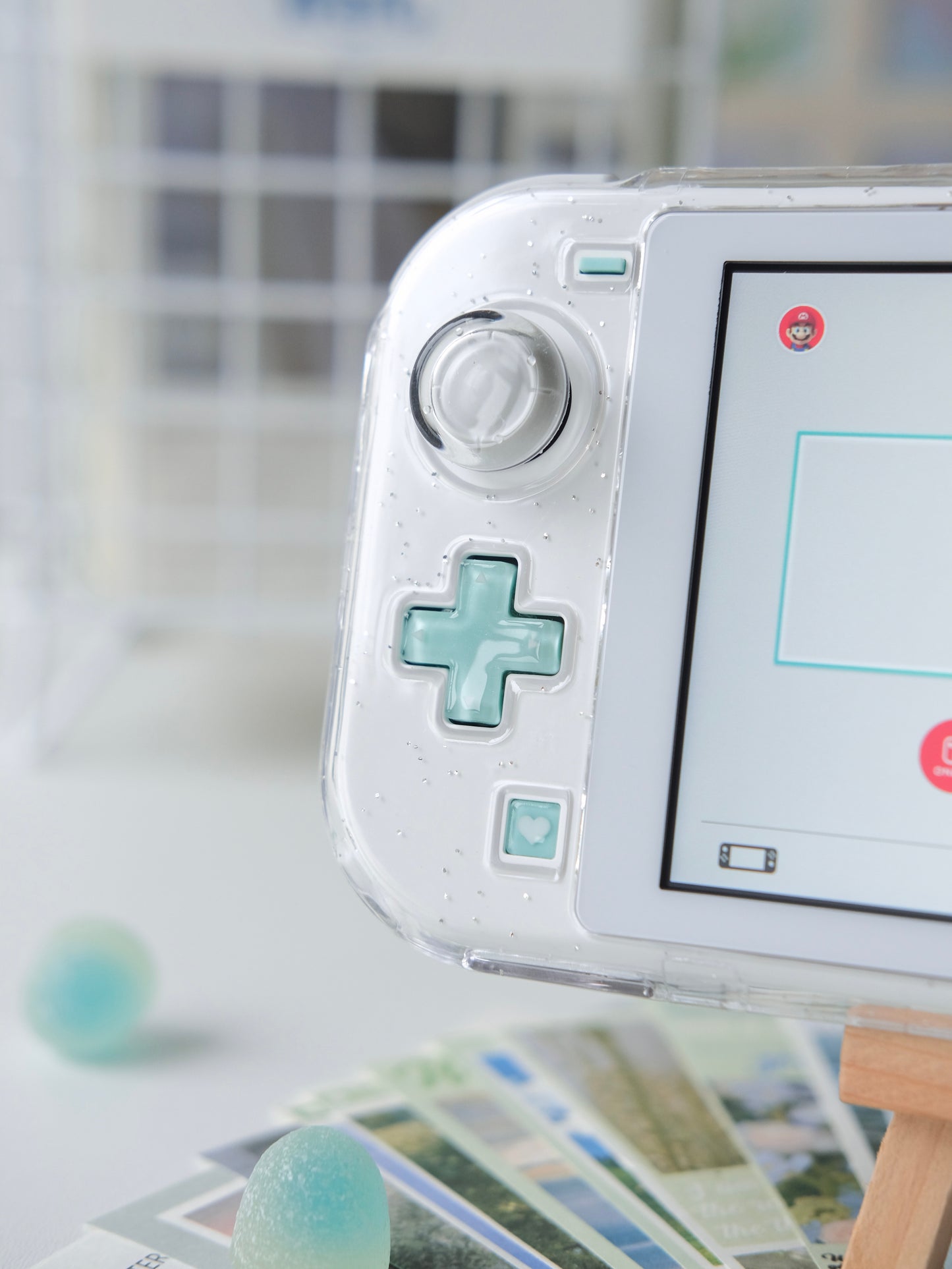 Custom Switch Lite – Mint Candy (Pastel Edition)