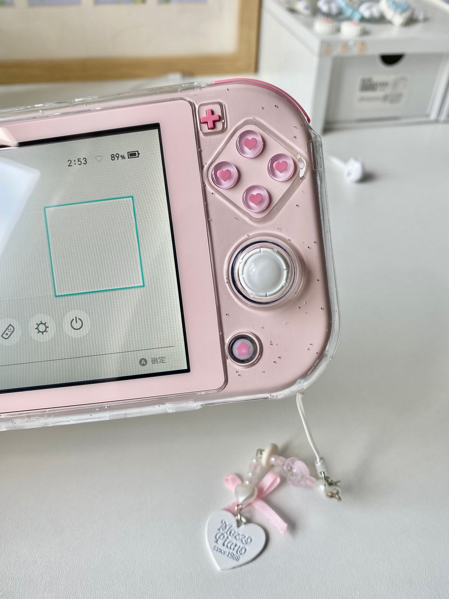 Blush Heart Custom Nintendo Switch Lite