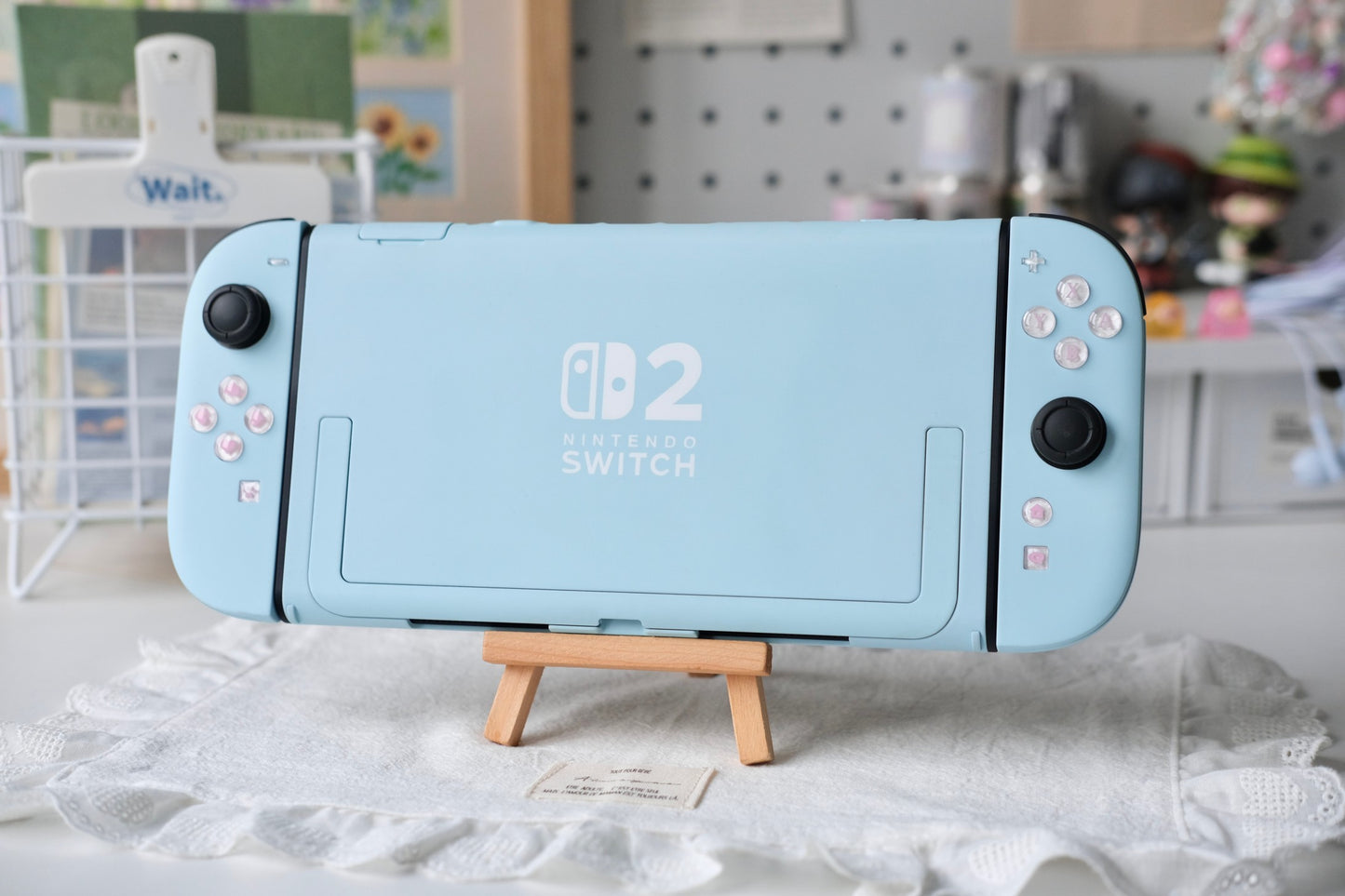 Custom Switch 2 Joy-Con  | Matte Blue | Handmade Shell & Buttons