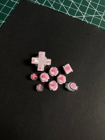 Blush Heart Custom Nintendo Switch Lite