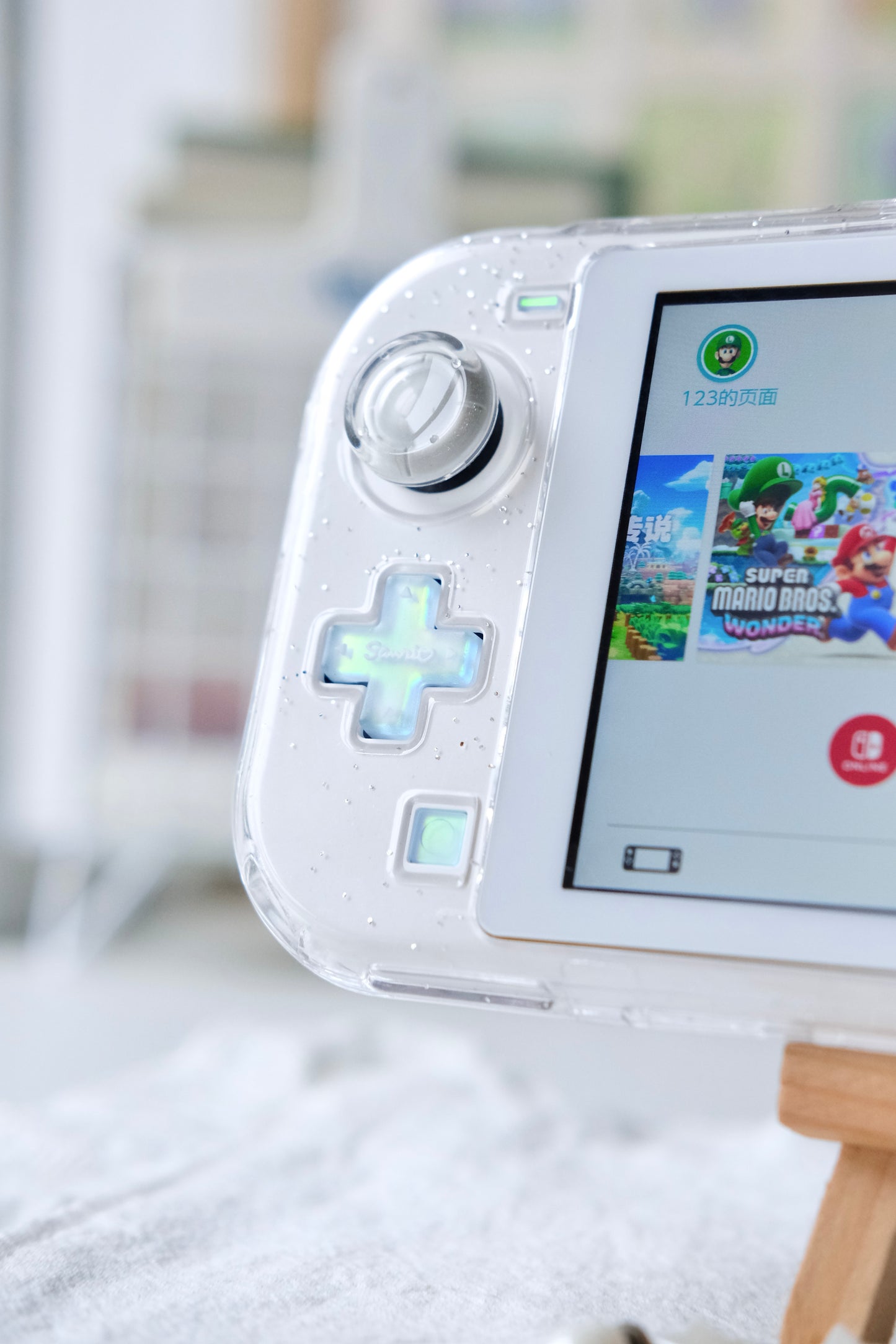 Blue Laser Resin Buttons for Switch Lite