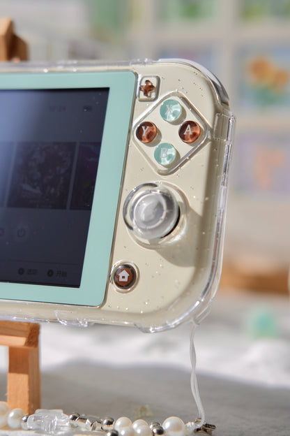 Mint Chocolate Resin Buttons for Switch Lite