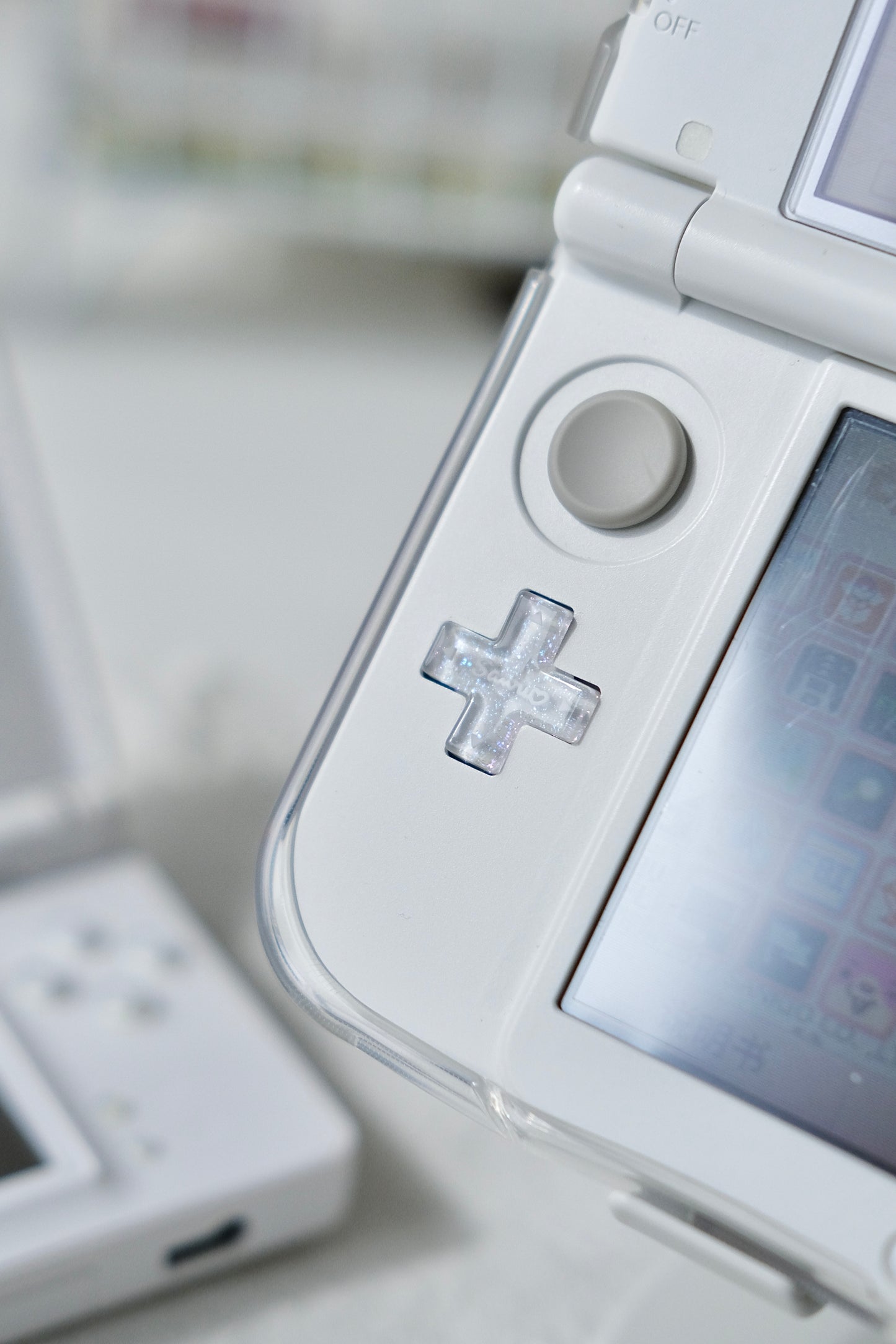 Snow Heart Buttons for New 3DS XL