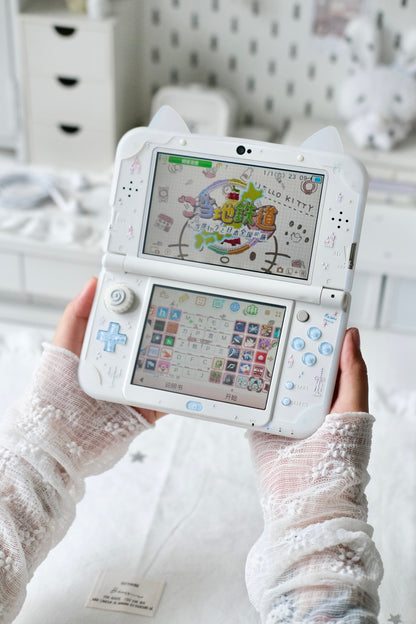 Blue Crystal Wing & Star Buttons for New Nintendo 3DS XL