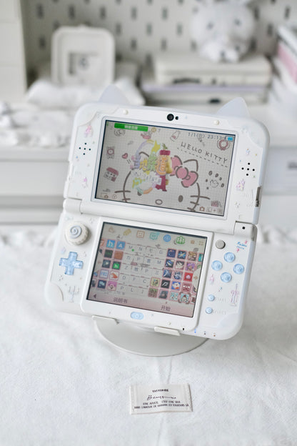 Blue Crystal Wing & Star Buttons for New Nintendo 3DS XL