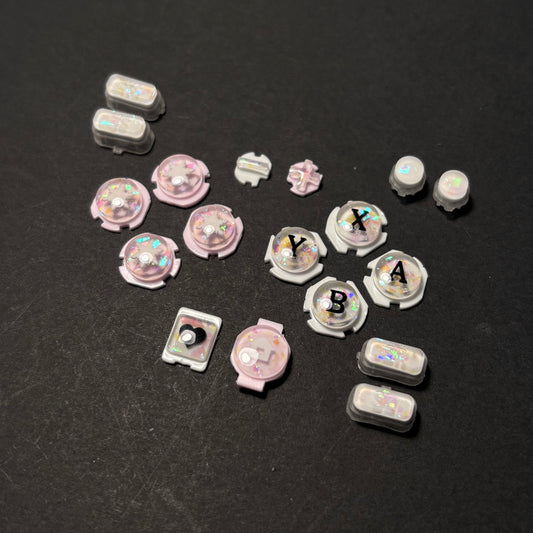 Opal Sakura Custom Resin Buttons for Switch