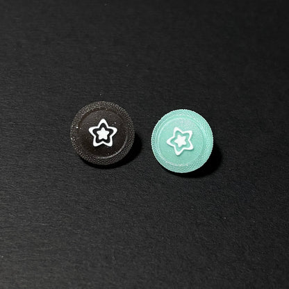 Mint Chocolate Star Button & Thumbstick Cap Set for AYN Thor