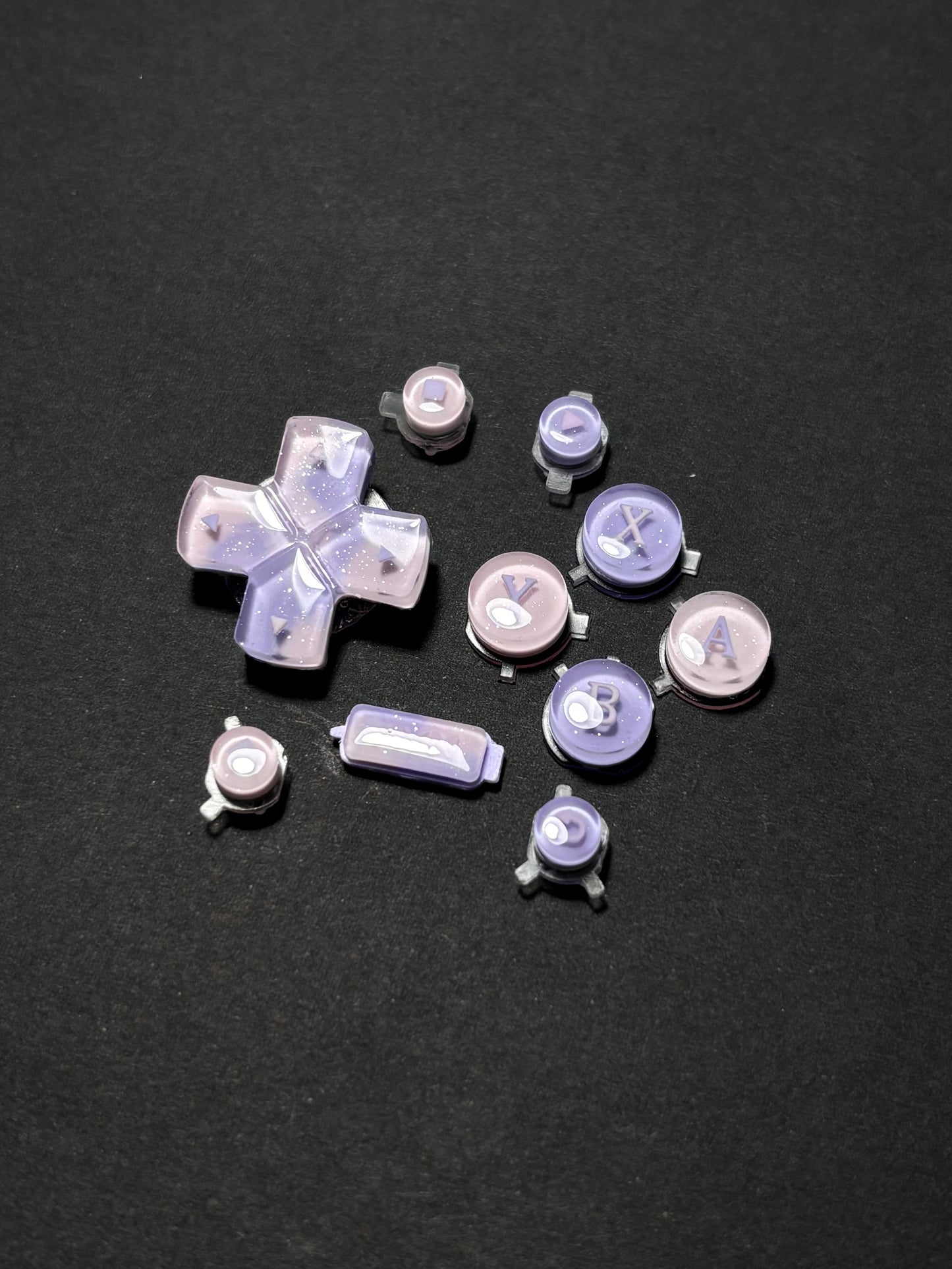 Blush Lavender Hearts | AYN Thor Buttons & Thumbsticks