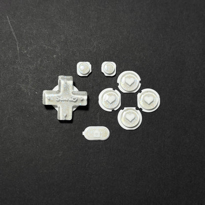 Snow Heart Buttons for New 3DS XL