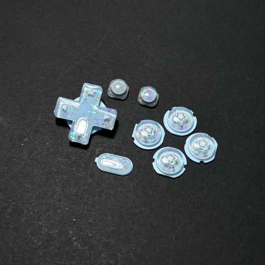 Cloud Star Resin Buttons for New 3DS XL