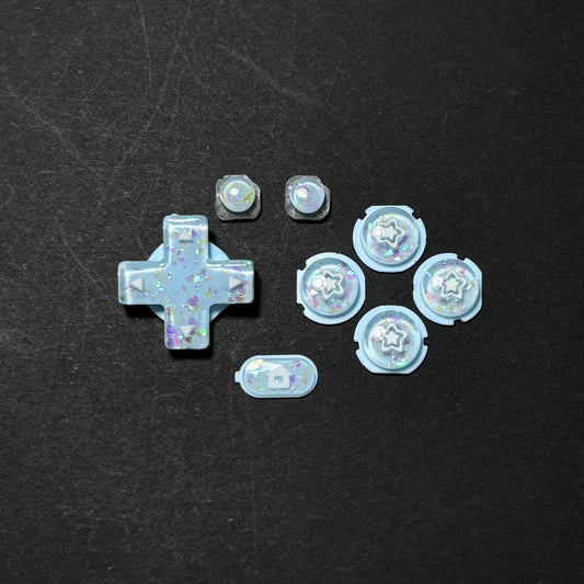 Cloud Star Resin Buttons for New 3DS XL