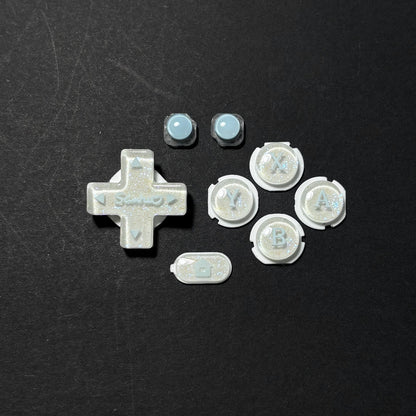 Icy Milk Resin Buttons for New 3DS XL