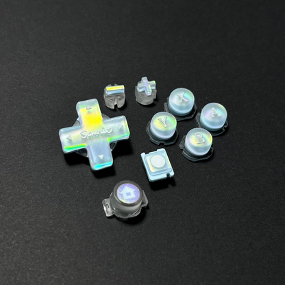 Blue Laser Resin Buttons for Switch Lite