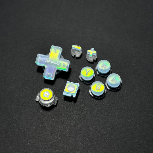 Blue Laser Resin Buttons for Switch Lite