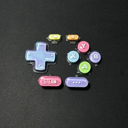 Rainbow Pearl Shimmer Custom Button for Steam Deck