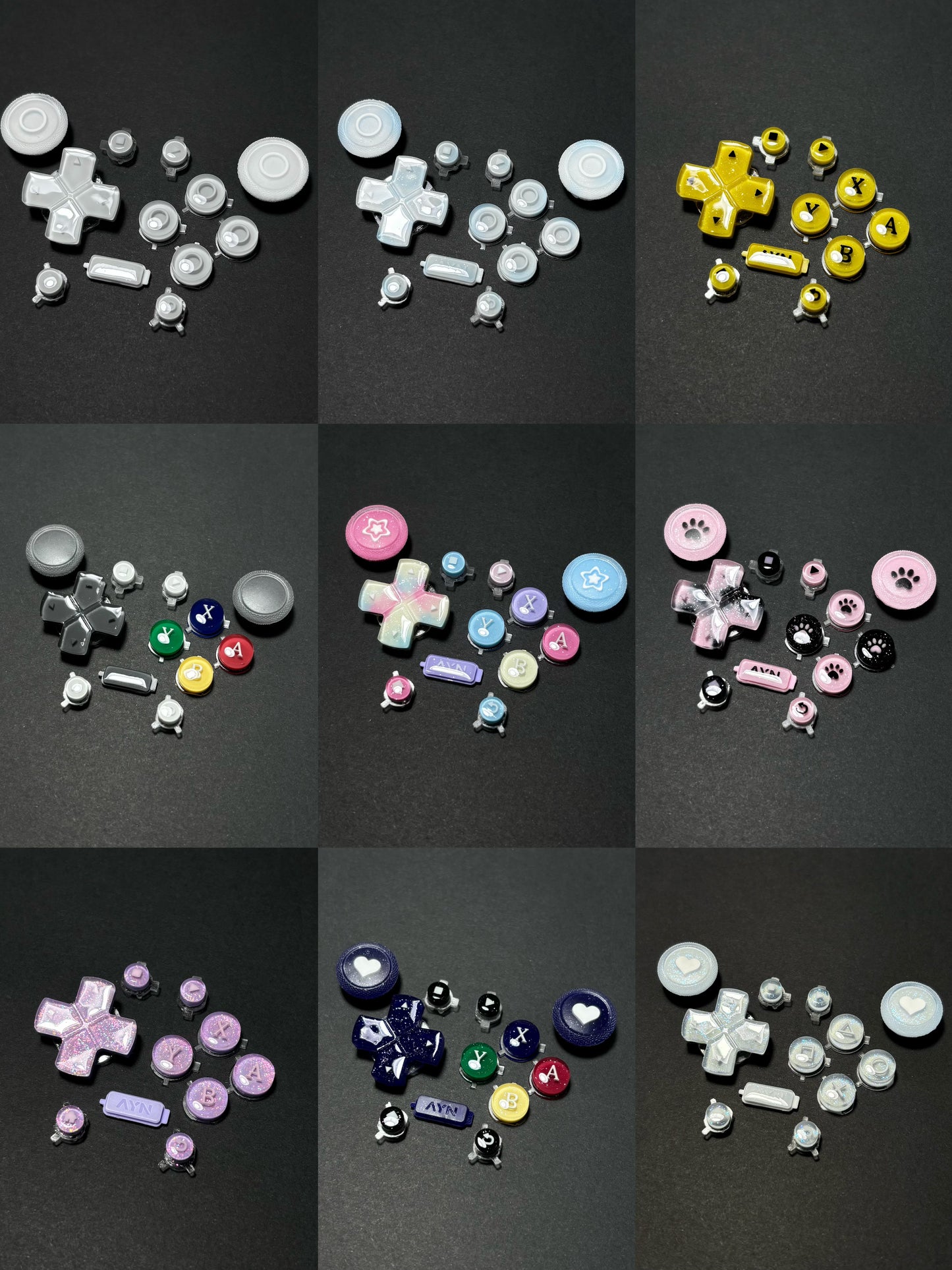 Custom AYN Thor Buttons & Thumbsticks – Personalized Colors & Icons