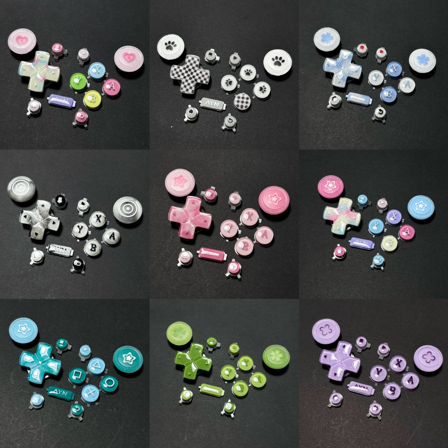 Custom AYN Thor Buttons & Thumbsticks – Personalized Colors & Icons
