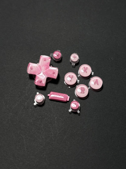 Pink Candy Buttons & Two-Tone Star Thumbstick Caps for AYN Thor